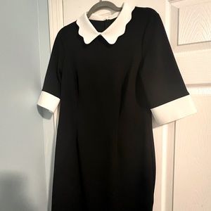 Size 10 Black and white dress